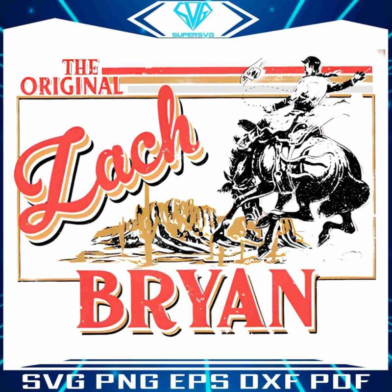 Vintage 90s Country Music by Zach Bryant in PNG Format