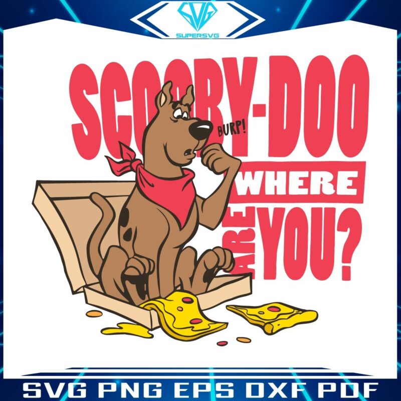 Vintage Scooby Doo Where Are You SVG