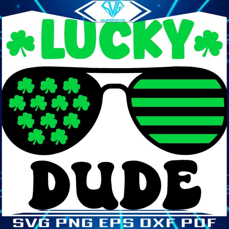 Vintage St Paddys SVG for Lucky Guys