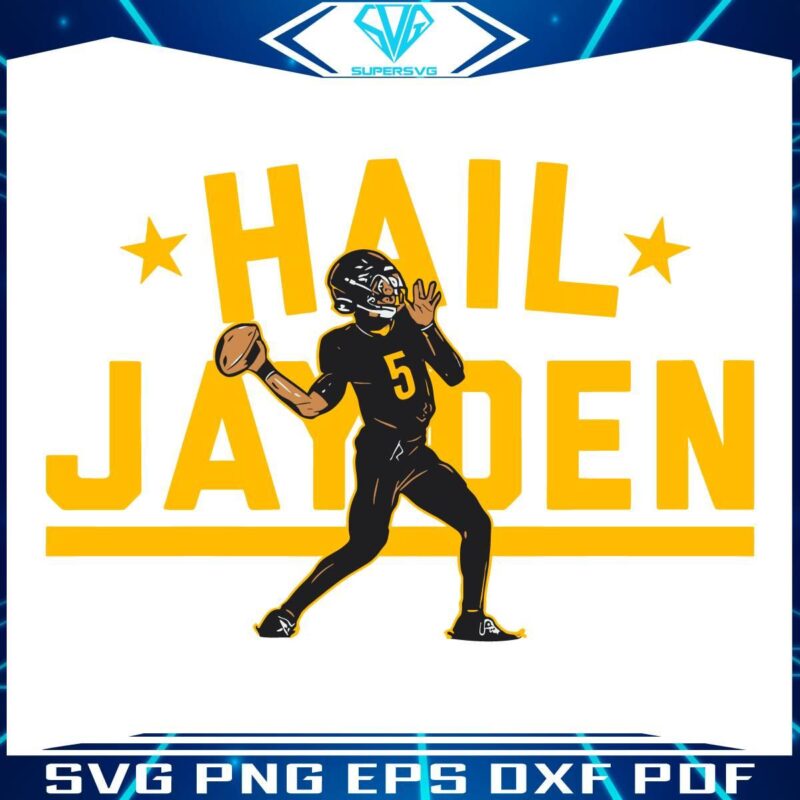 Washington Commanders Jayden Daniels PNG Hail Jayden