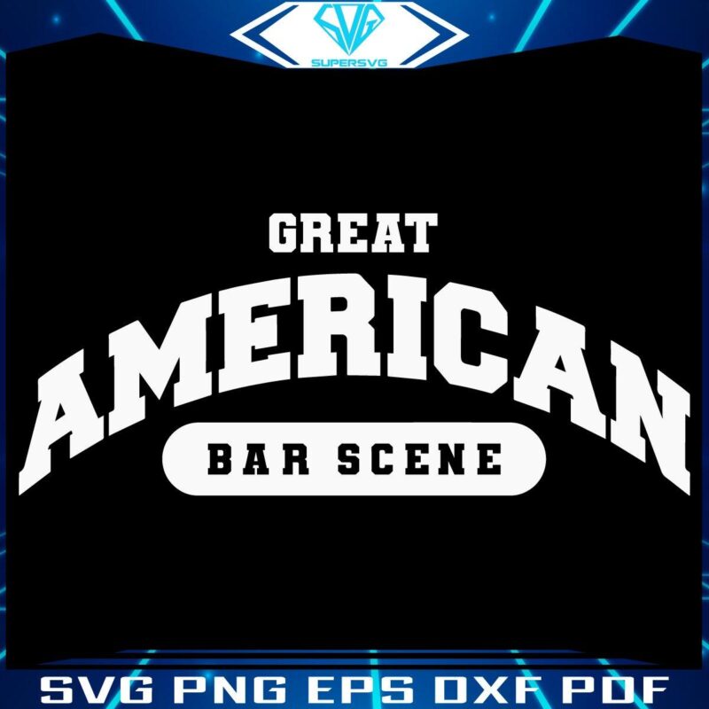 Zach Bryans Album The Great American Bar Scene SVG