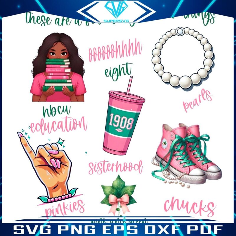 AKA Sorority My Favorite Things in PNG Format