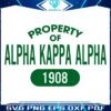 Alpha Kappa Alpha SVG Proudly Established in 1908