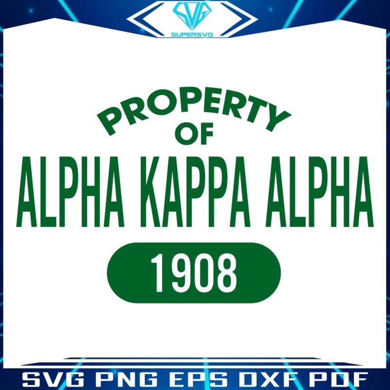 Alpha Kappa Alpha SVG Proudly Established in 1908