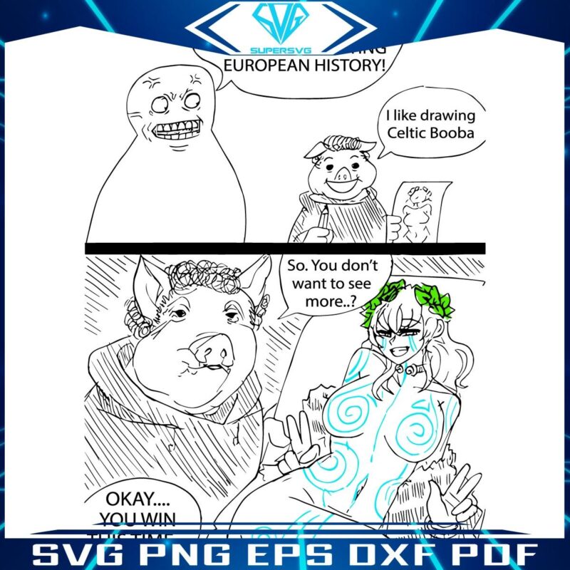 Asian Pig Ruining European Legacy SVG Exposed