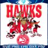 Atlanta Hawks Looney Tunes Basketball SVG Delight
