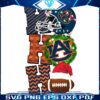 Auburn Tigers Ho Ho Ho Christmas Football Game Day PNG