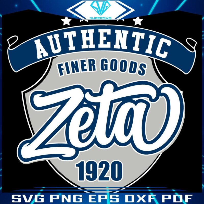 Authentic Zeta Phi Beta 1920 SVG Vintage Finer Goods