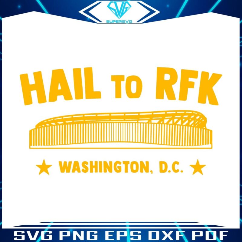 Celebrate RFKs Legacy Washington DC Commanders Football SVG