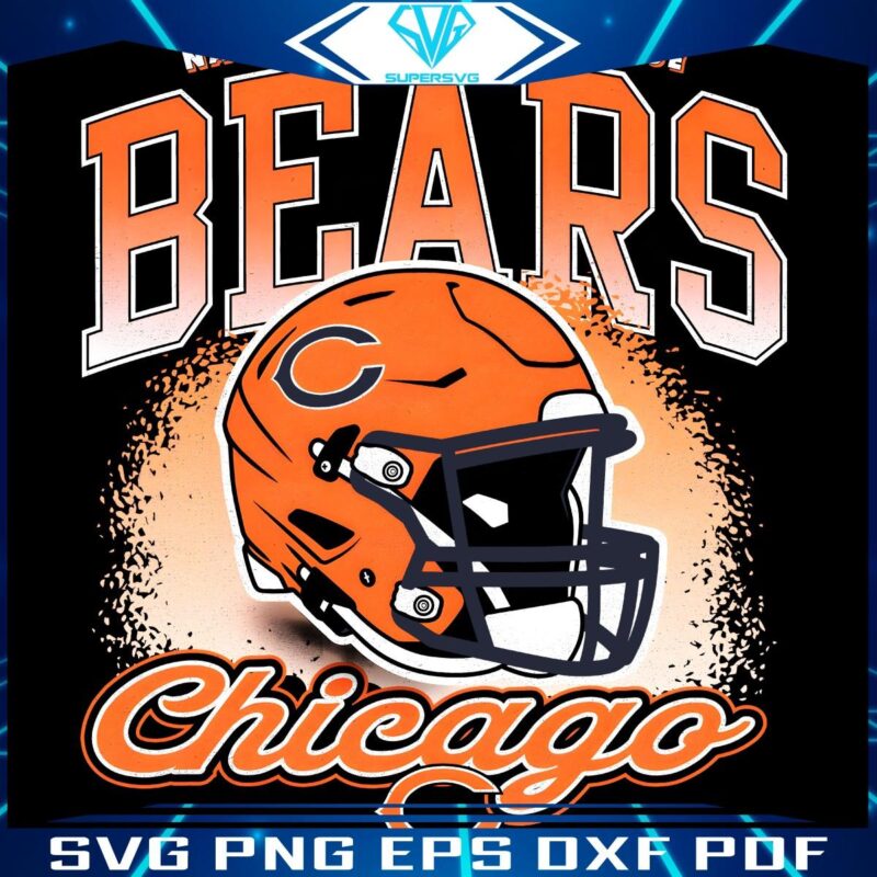 Chicago Bears Helmet Logo Iconic PNG for NFL Fans