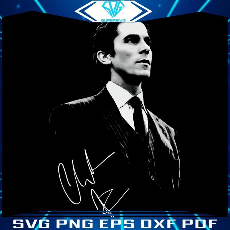 Classic Christian Bale Autograph in PNG Format