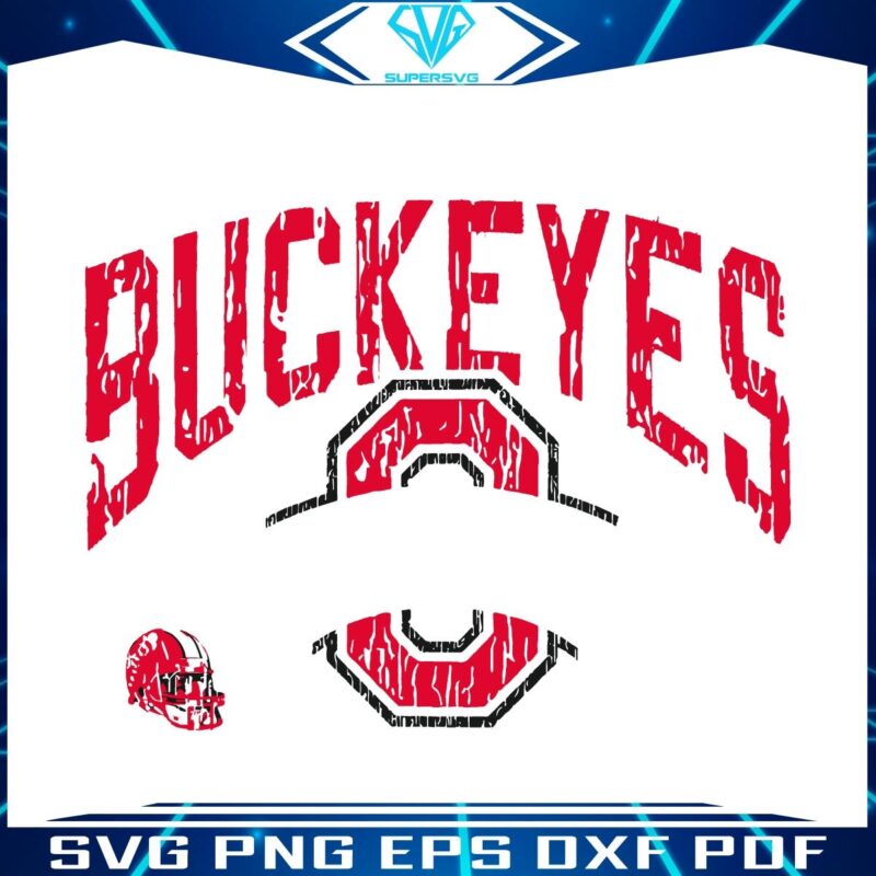 Classic Ohio State Buckeyes Football Logo Go Bucks SVG