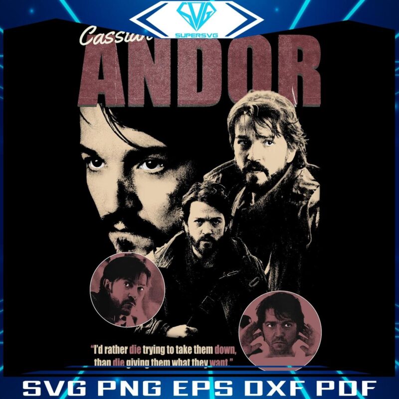 Classic Star Wars Actor Cassian Andor in PNGSVG Format