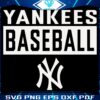 Classic Yankees Baseball Logo SVG Vintage Charm