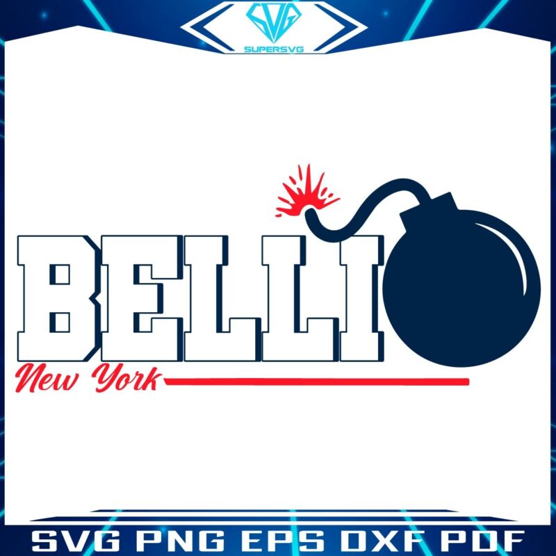 Cody Bellingers Belli Bomb New York SVG Design