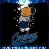Dallas Cowboys Football Christmas Cool Guy SVG Style