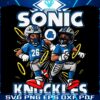 Detroit Lions Duo Gibbs Montgomery Sonic Knuckles PNG