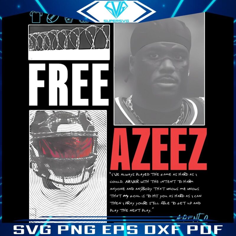 Free Azeez Al Shaair Houston Texans PNG Design