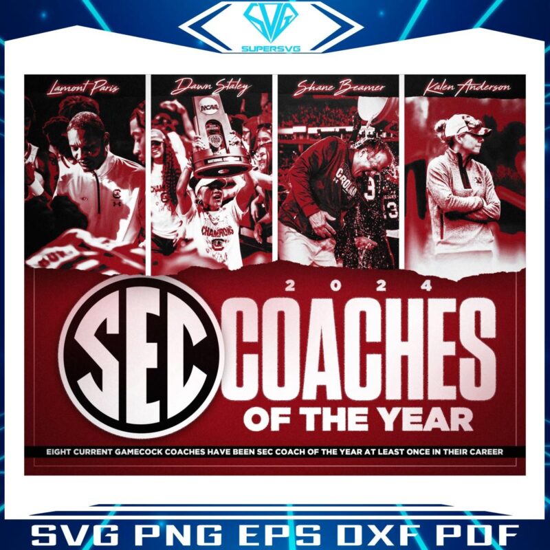 Gamecocks 2024 Coaches of the Year PNG Edition