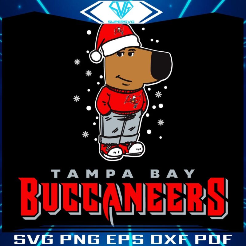 Get the Tampa Bay Buccaneers Christmas SVG Cool Guy Edition