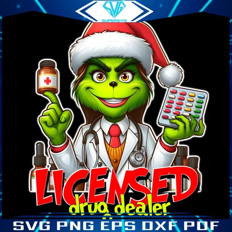 Grinch Pharmacist Your Licensed Drug Dealer for Christmas in PNG