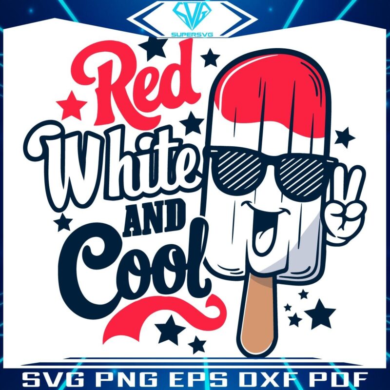 Hilarious Red White and Cool SVG Design