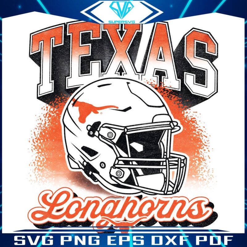 Hook Em Horns Texas Longhorns Football Helmet in PNG