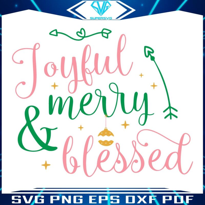 Joyful Blessed SVG for Alpha Kappa Alpha Sisters