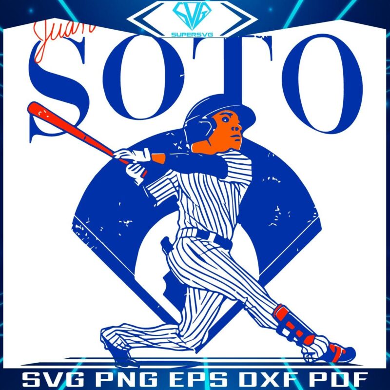 Juan Sotos Yankees Caricature Queens Diamond SVG Art