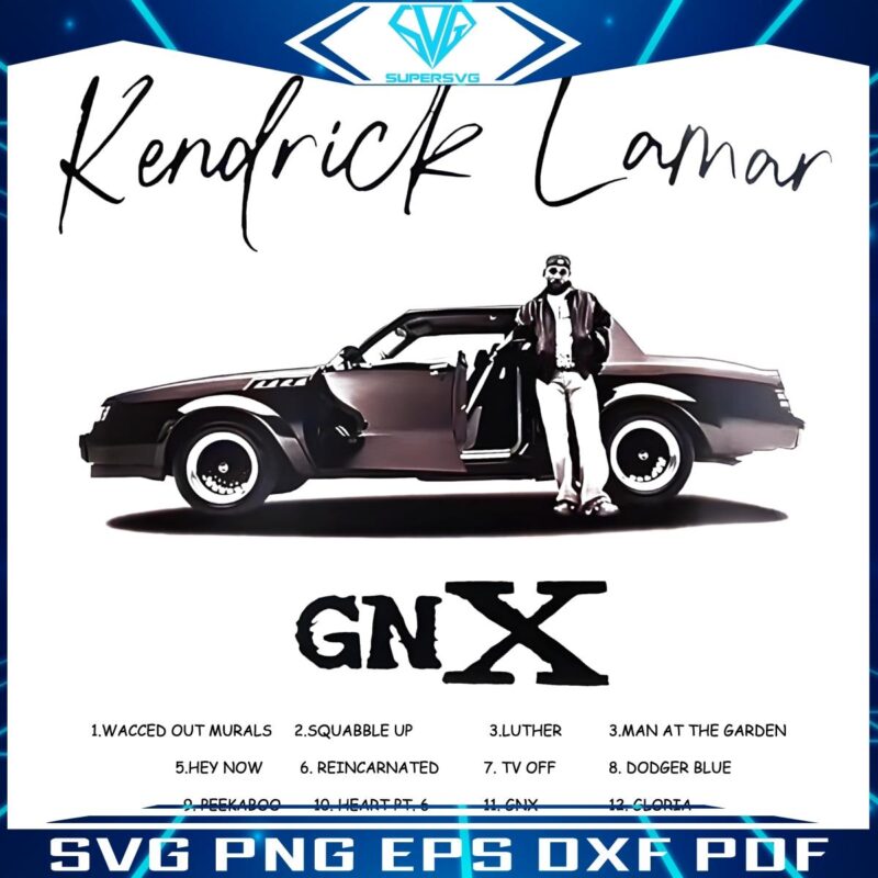 Kendrick Lamars GNX Album Tracklist in PNG Format