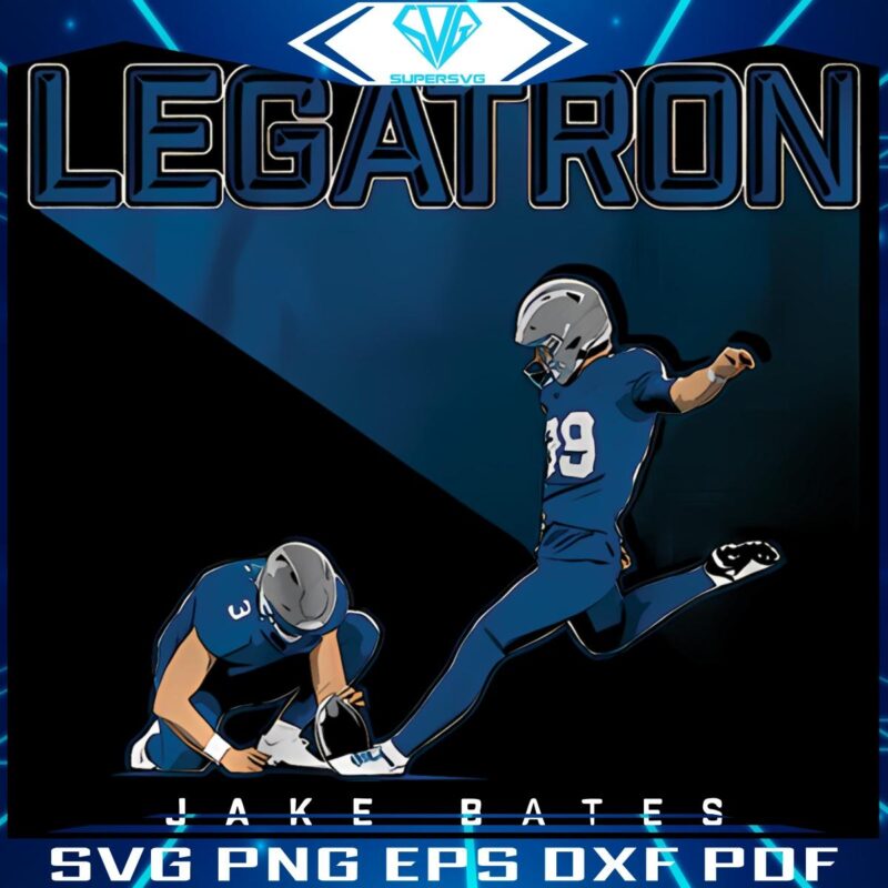 Legatron Jake Bates Detroit Lions Star in PNG Format