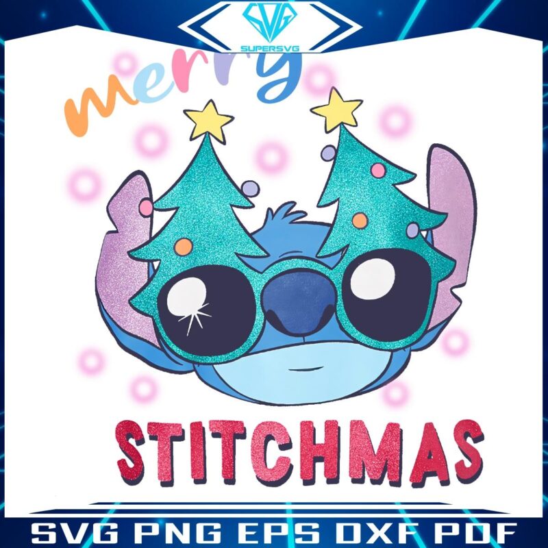 Light Up Your Holiday with Merry Stitchmas Disney SVG