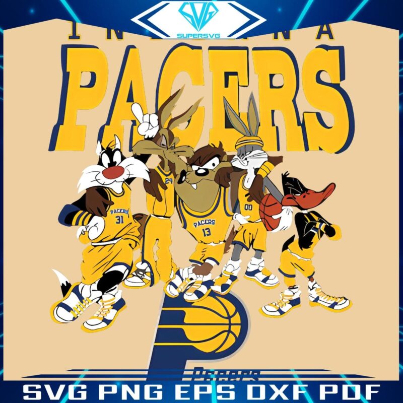 Looney Tunes NBA Action with Indiana Pacers Get the PNG