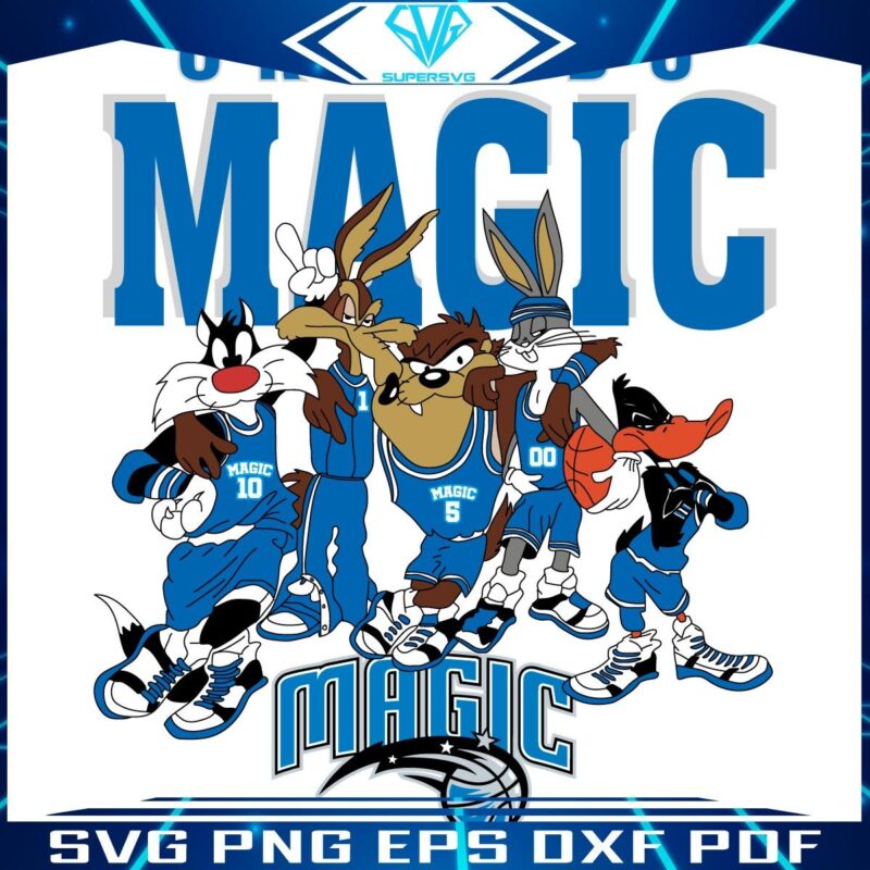 Looney Tunes Orlando Magic NBA Fun SVG Design