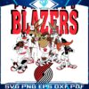 Looney Tunes Portland Trail Blazers NBA SVG Extravaganza