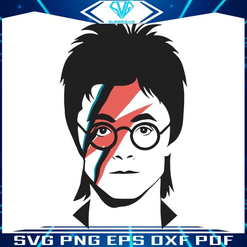 Magical Bowie Harry Potter Meets Ziggy Stardust SVG