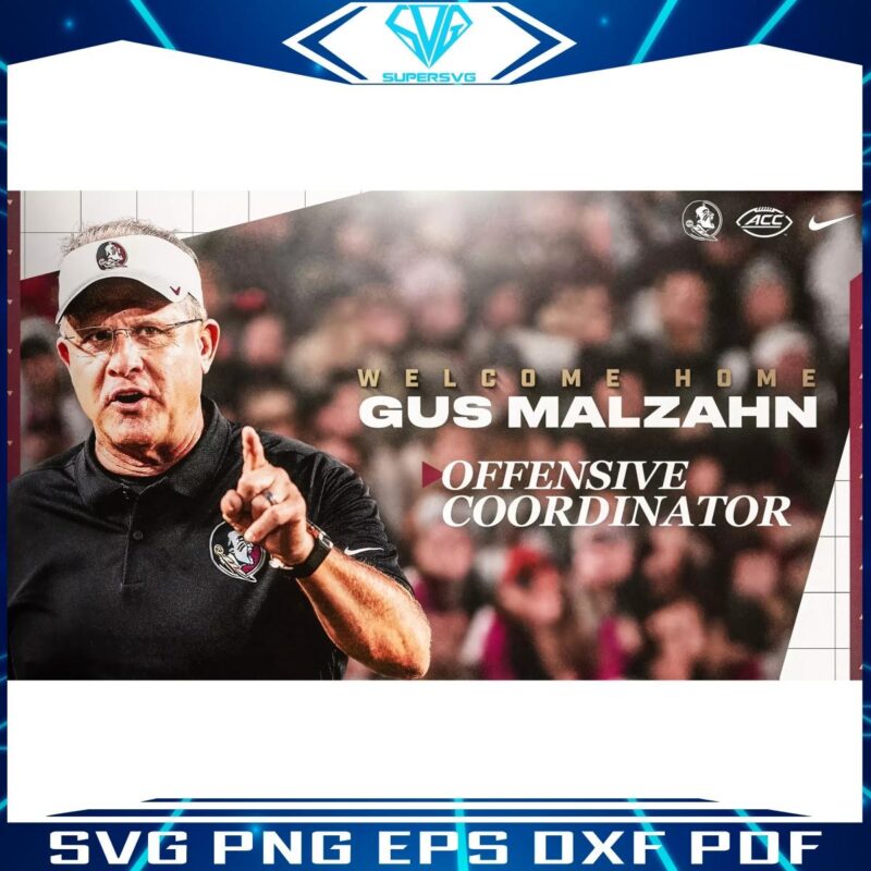 Meet Gus Malzahn Your New Homes Offensive Coordinator Svg