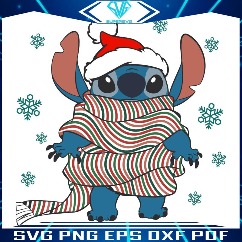 Merry Christmas 2024 Disneys Lilo and Stitch SVG