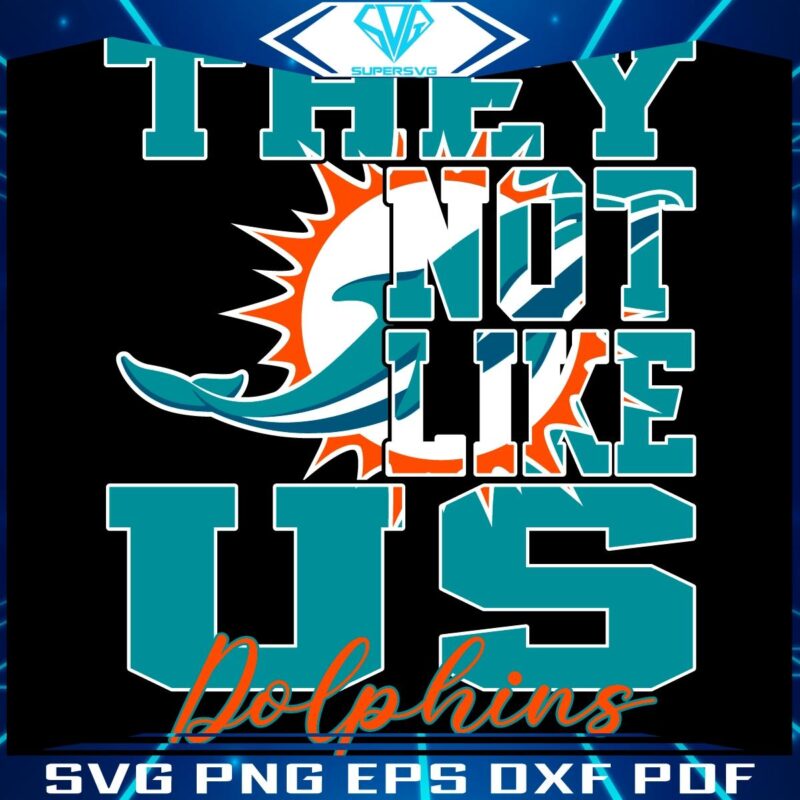 Miami Dolphins Stand Out NFL SVG Design