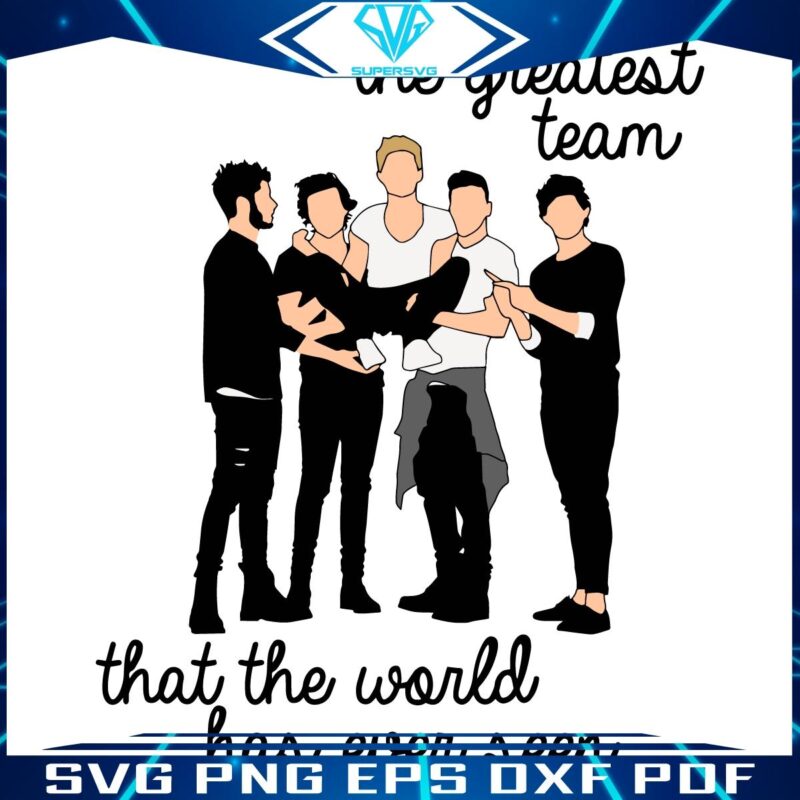 One Direction The Worlds Greatest Team Ever SVG