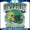 Oregon Ducks Football Helmet Mighty PNG Design