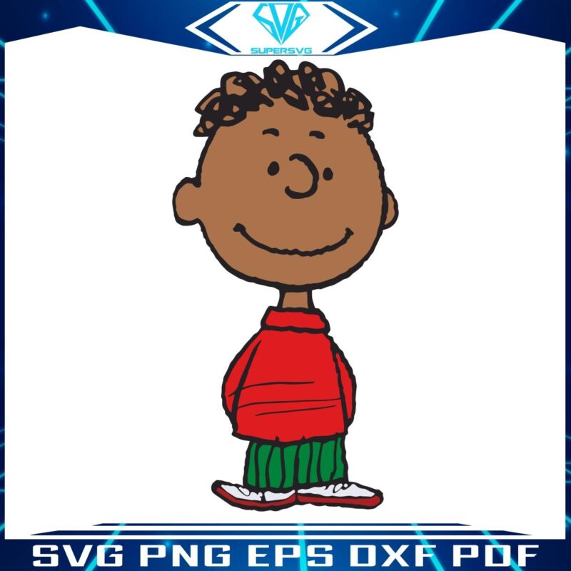 Peanuts Franklin Holiday Sweater PNG