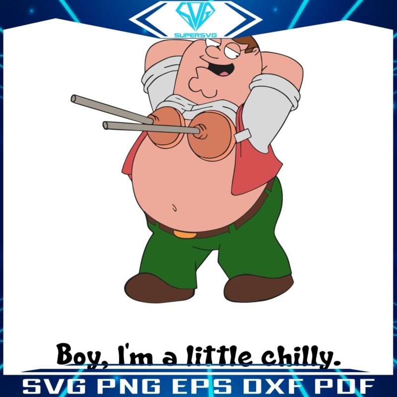 Peter Griffin Plunger Boy SVG Feeling a Bit Chilly