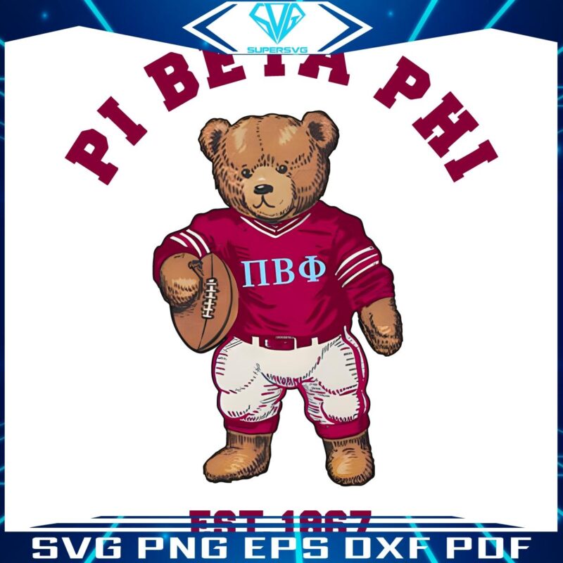 Phi Beta Phi Sorority Teddy Bear PNG Celebrating Since 1867