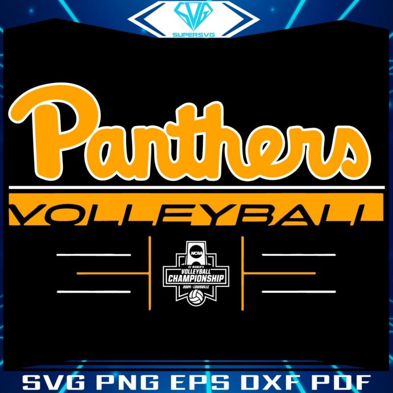 Pitt Panthers Volleyball 2024 NCAA Semis SVG Design