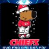 Relax with Kansas City Chiefs Christmas Football SVG Design