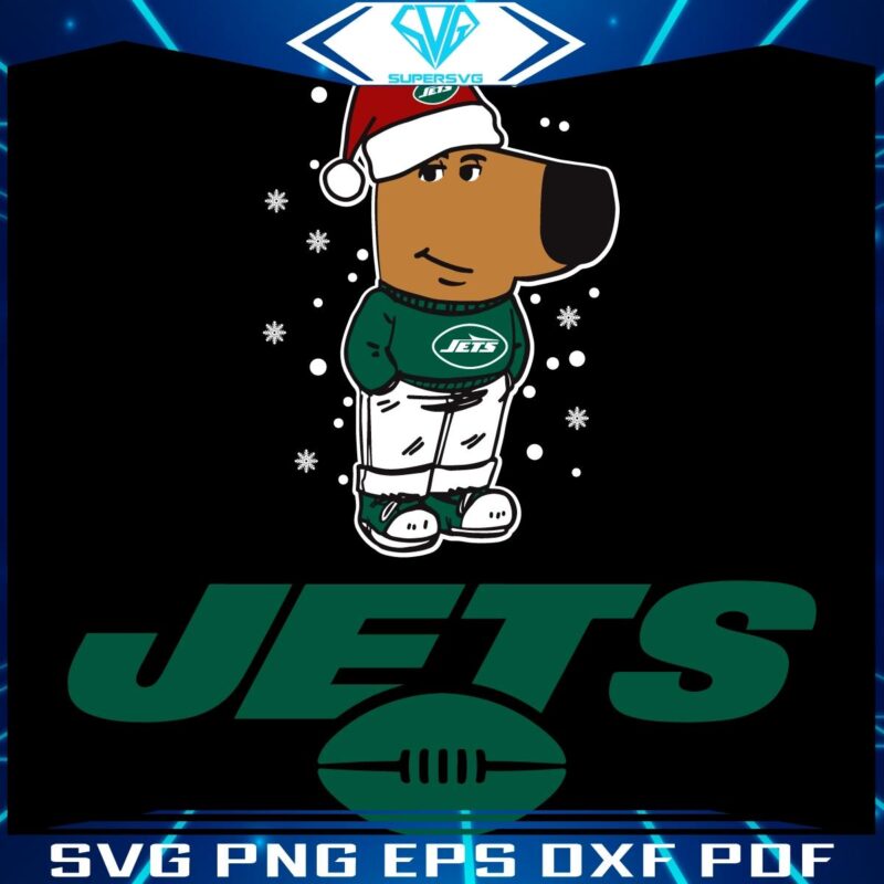 Relaxed New Yorker Jets Fan Christmas SVG Collection