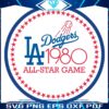 Retro 1980 AllStar Game SVG LA Dodgers Baseball Magic