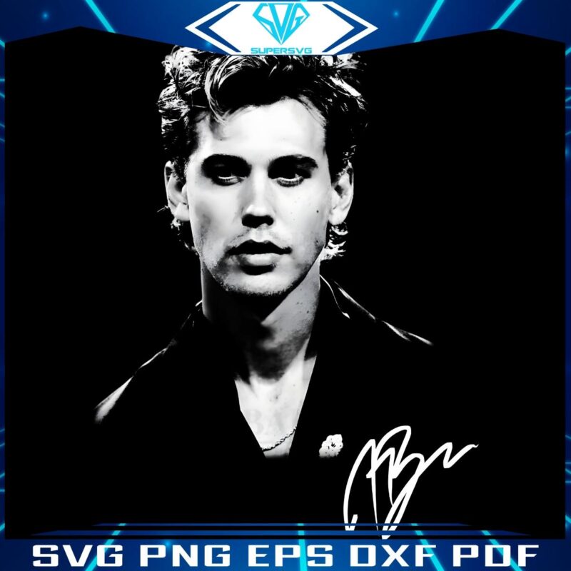 Retro 90s Austin Butler Signature in PNG Format