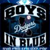 Retro Dodgers Baseball Boys in Blue SVGPNG